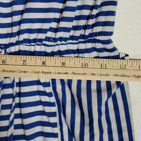 Super Cute Blue and White Stripe Romper Unbranded - Picture 8 of 9